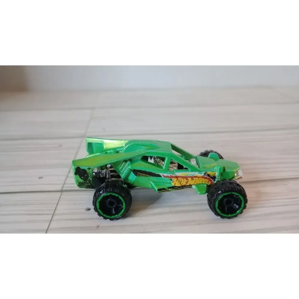 2012 Hot Wheels Green 1:64 Diecast Car Dune Buggy Loose
